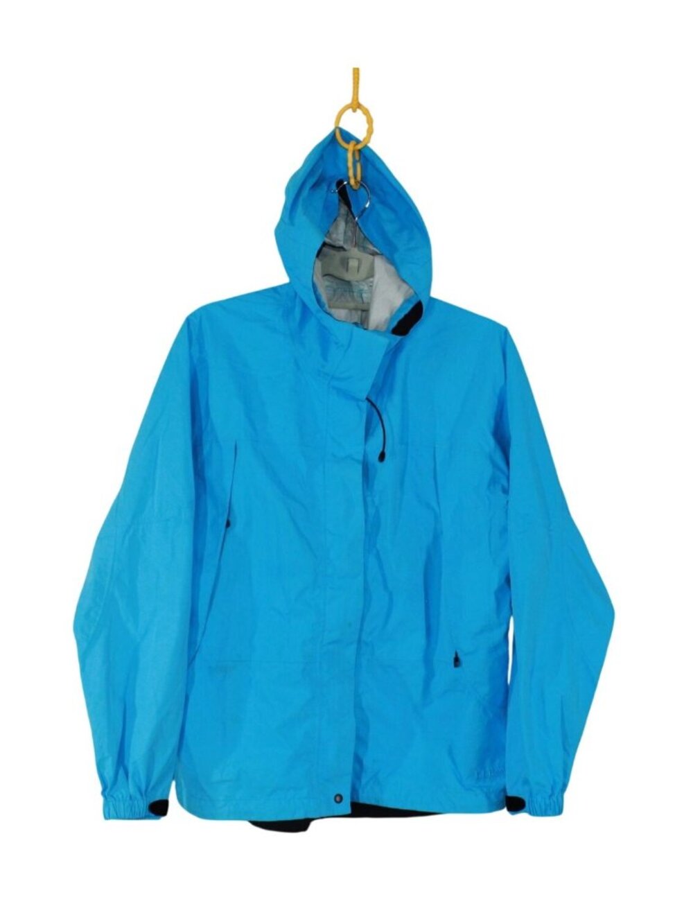 LL Bean Women's Trail Model Rain Jacket Casual Travel Hiking Outdoor Blue Medium